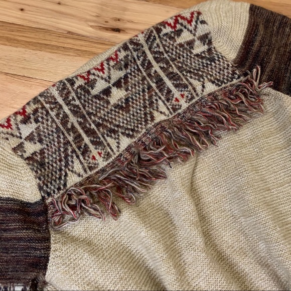 KNOX ROSE Cardigan Southwest Aztec Long Sleeve EUC - Picture 8 of 10